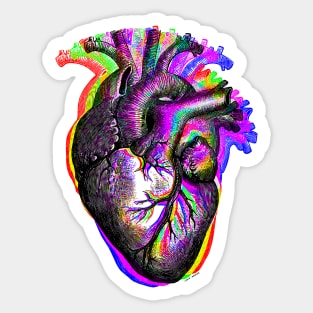 Rainbow Heart Sticker